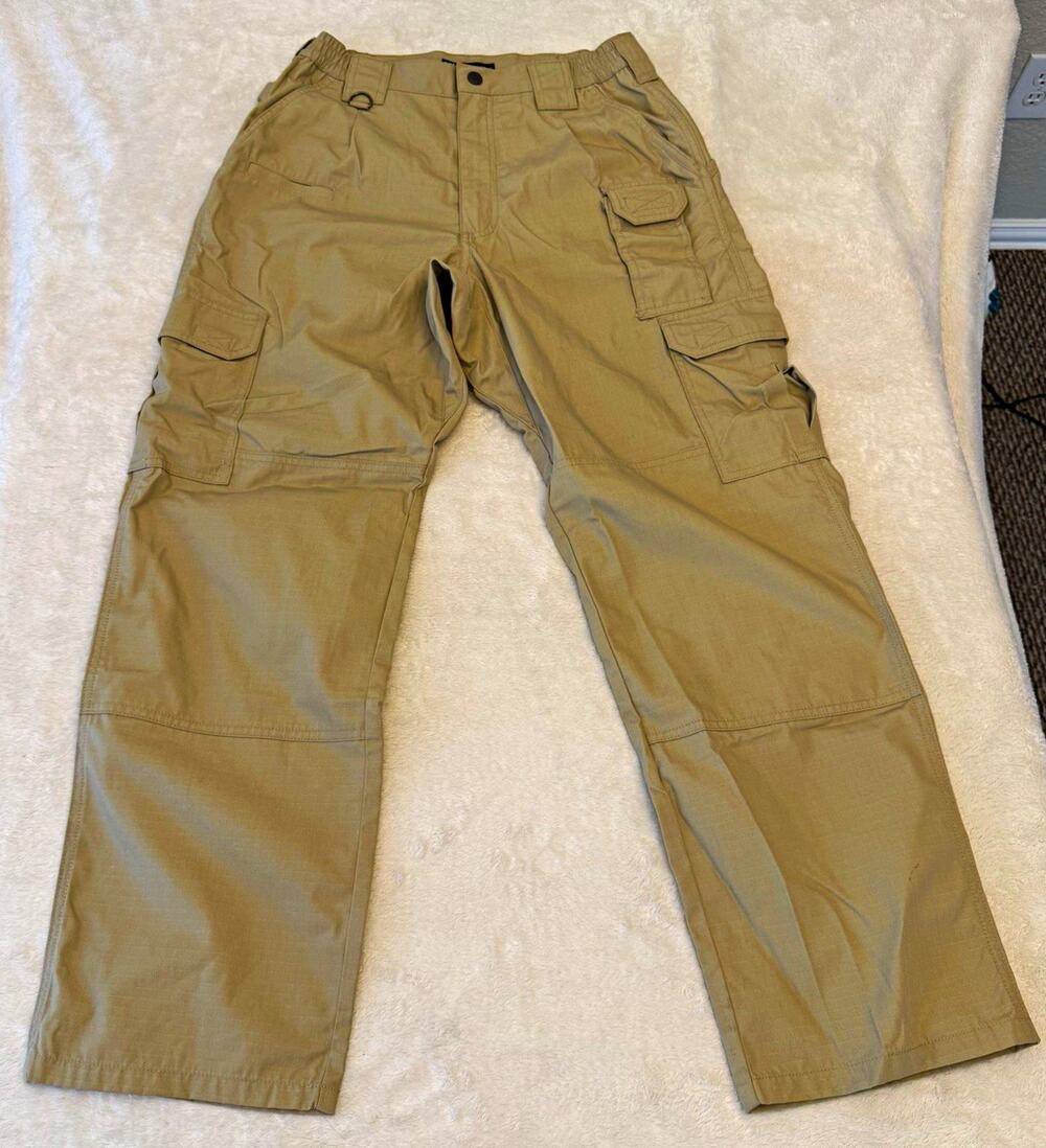 5.11 Tactical Series Men's Beige Solid Cargo Pants Size 30 Regular